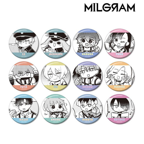 MILGRAM" Trading Minigram Coma Can Badge (Unit/Box)