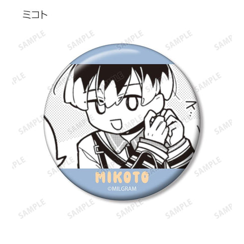 MILGRAM" Trading Minigram Coma Can Badge (Unit/Box)