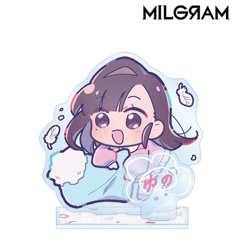 『MILGRAM -ミルグラム-』描き下ろし ユノ ミニグラム 幼稚園ver. パーツ付きBIGアクリルスタンド【202608再販】