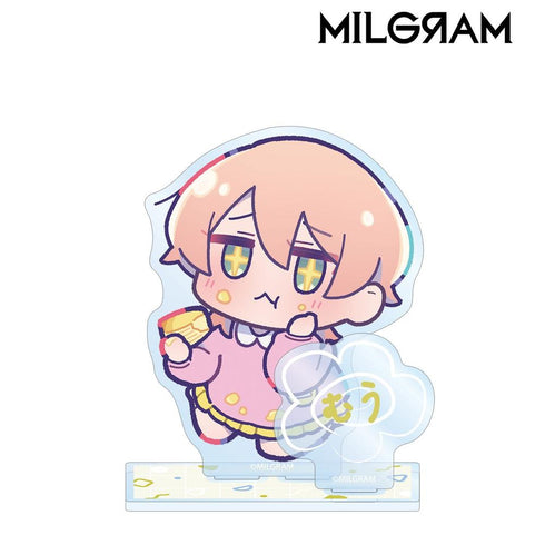 『MILGRAM -ミルグラム-』描き下ろし ムウ ミニグラム 幼稚園ver. パーツ付きBIGアクリルスタンド【202608再販】