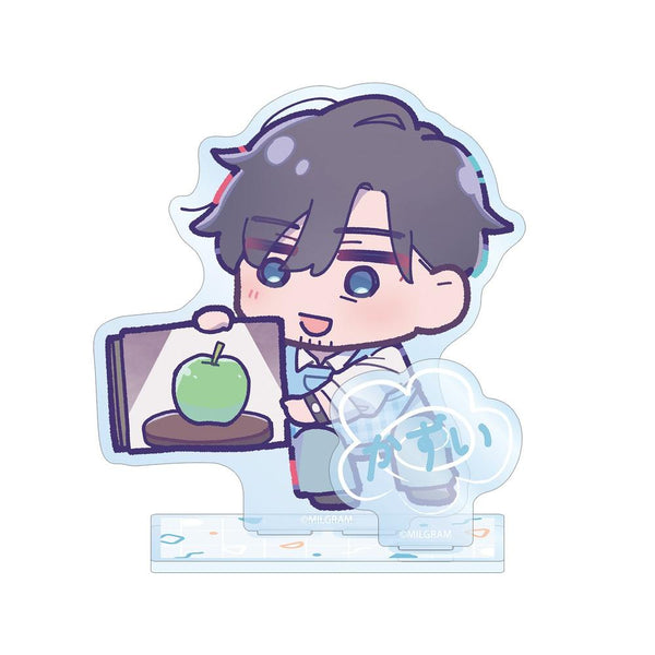 『MILGRAM -ミルグラム-』描き下ろし カズイ ミニグラム 幼稚園ver. パーツ付きBIGアクリルスタンド