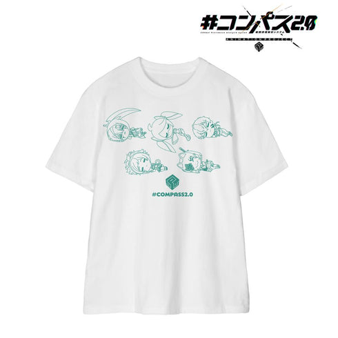 『#コンパス2.0 戦闘摂理解析システム』集合 ちびころ Tee ver.Aユニセックス