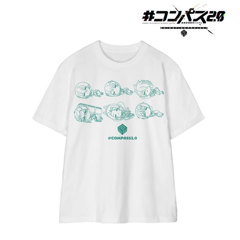 『#コンパス2.0 戦闘摂理解析システム』集合 ちびころ Tee ver.Bユニセックス