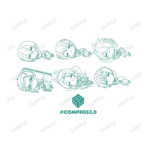 『#コンパス2.0 戦闘摂理解析システム』集合 ちびころ Tee ver.Bユニセックス