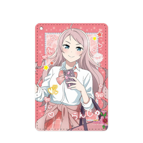 『ラブライブ!虹ヶ咲学園スクールアイドル同好会』描き下ろし 鐘 嵐珠 ギャル制服ver. 1ポケットパスケース