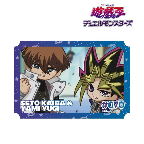 『遊☆戯☆王デュエルモンスターズ』闇遊戯&海馬瀬人 ゆるコマ ダイカットステッカー