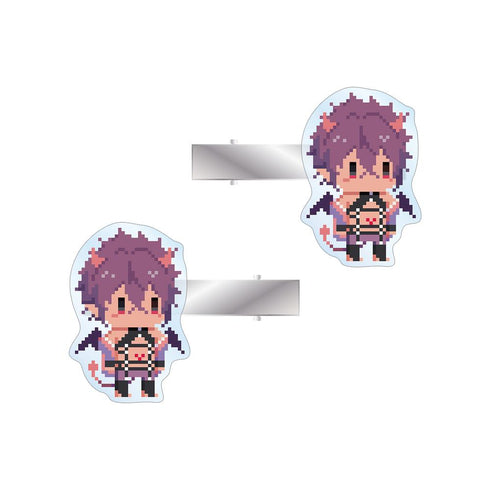 『NU: カーニバル』モルフィス ドット絵 アクリルヘアクリップ2個セット