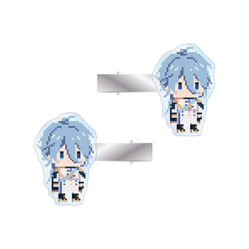 『NU: カーニバル』エドモンド ドット絵 アクリルヘアクリップ2個セット