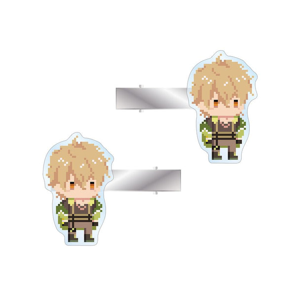 『NU: カーニバル』ケシー ドット絵 アクリルヘアクリップ2個セット