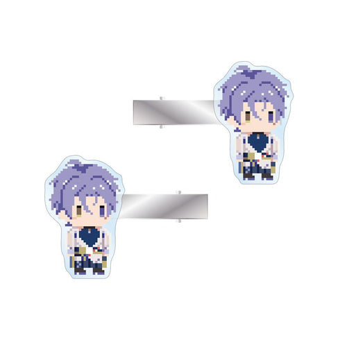『NU: カーニバル』玖夜 ドット絵 アクリルヘアクリップ2個セット