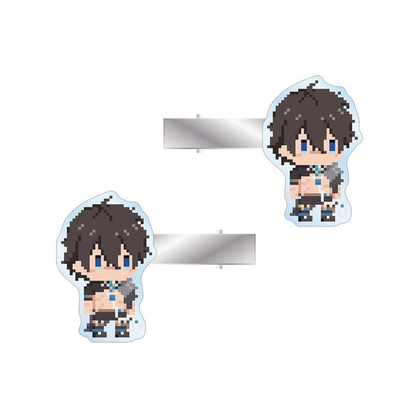 『NU: カーニバル』ガル ドット絵 アクリルヘアクリップ2個セット
