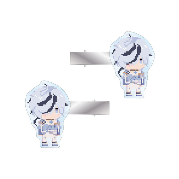『NU: カーニバル』ブレイド ドット絵 アクリルヘアクリップ2個セット