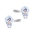 『NU: カーニバル』ブレイド ドット絵 アクリルヘアクリップ2個セット