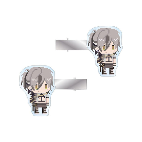 『NU: カーニバル』レイ ドット絵 アクリルヘアクリップ2個セット
