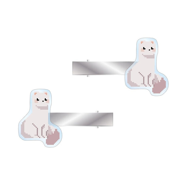 『NU: カーニバル』トパ ドット絵 アクリルヘアクリップ2個セット