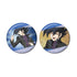 "Yu-Gi-Oh! Duel Monsters GX" Jun Manjome Scene Glitter Pin Badge 2-Piece Set