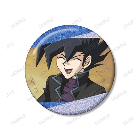 "Yu-Gi-Oh! Duel Monsters GX" Jun Manjome Scene Glitter Pin Badge 2-Piece Set