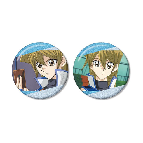 "Yu-Gi-Oh! Duel Monsters GX" Asuka Tenjouin Scene-Depiction Glitter Pin Badge 2-Piece Set