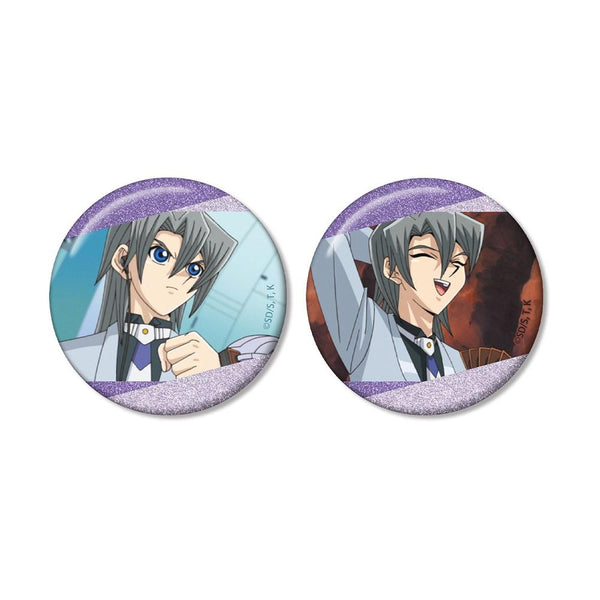 "Yu-Gi-Oh! Duel Monsters GX" Ed Phoenix Scene Glitter Pin Badge 2-Piece Set