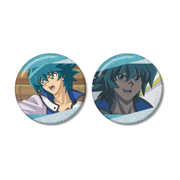 "Yu-Gi-Oh! Duel Monsters GX" Johan Andersen Scene Glitter Pin Badge 2-Piece Set