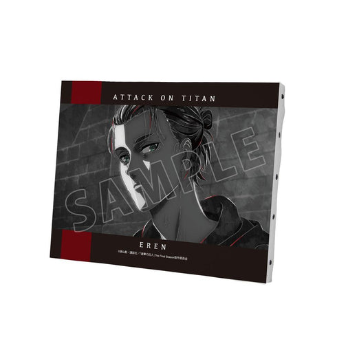 『進撃の巨人』エレン Ani-Art BLACK LABEL 第2弾 F0号キャンバスボード【202605再販】