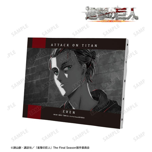 『進撃の巨人』エレン Ani-Art BLACK LABEL 第2弾 F0号キャンバスボード【202605再販】
