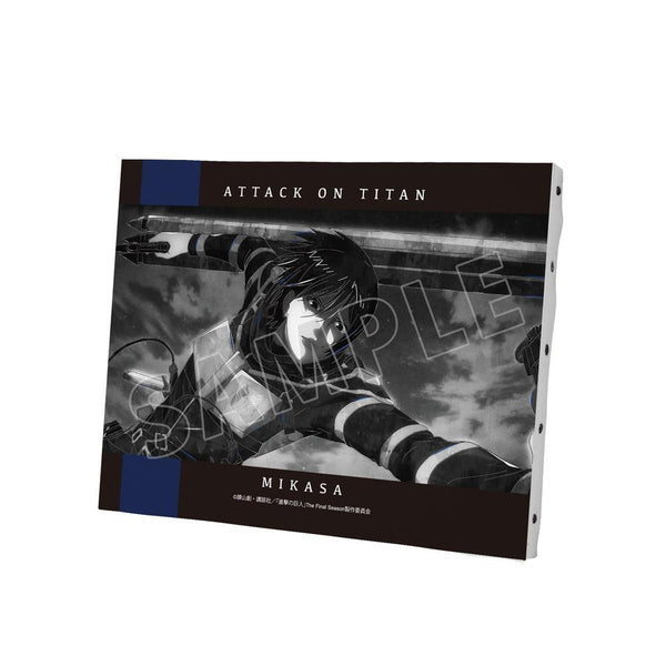 『進撃の巨人』ミカサ Ani-Art BLACK LABEL 第2弾 F0号キャンバスボード【202605再販】