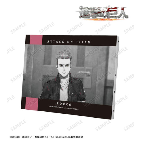 『進撃の巨人』ポルコ Ani-Art BLACK LABEL 第2弾 F0号キャンバスボード【202605再販】
