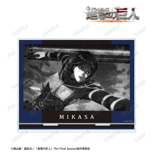 『進撃の巨人』ミカサ Ani-Art BLACK LABEL 第2弾 BIGアクリルスタンド