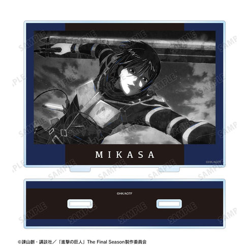 『進撃の巨人』ミカサ Ani-Art BLACK LABEL 第2弾 BIGアクリルスタンド
