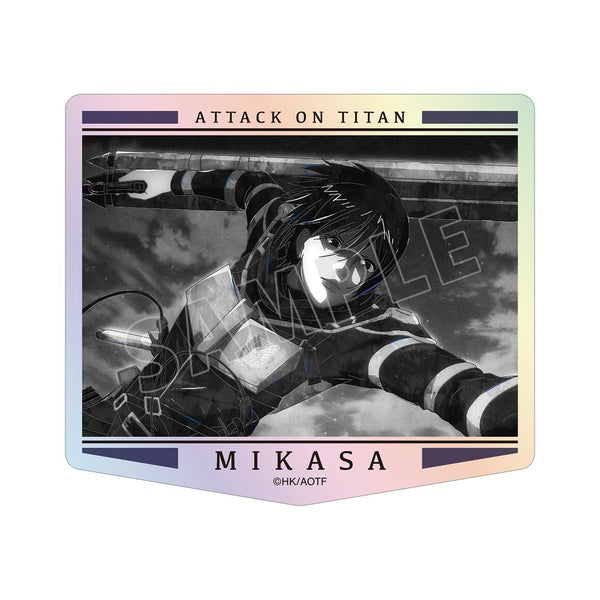 『進撃の巨人』ミカサ Ani-Art BLACK LABEL 第2弾 オーロラダイカットステッカー