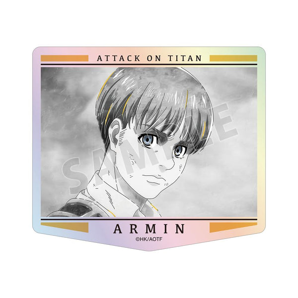 『進撃の巨人』アルミン Ani-Art BLACK LABEL 第2弾 オーロラダイカットステッカー