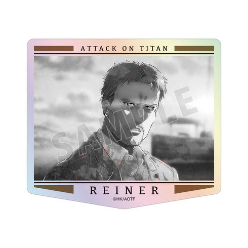 『進撃の巨人』ライナー Ani-Art BLACK LABEL 第2弾 オーロラダイカットステッカー