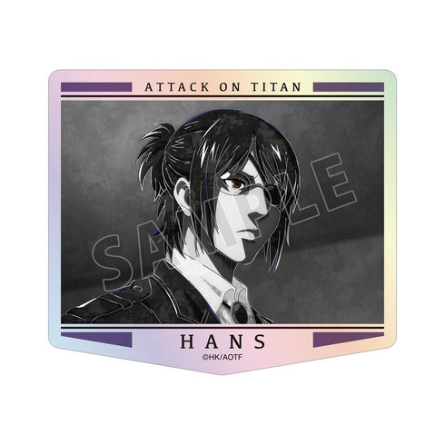 『進撃の巨人』ハンジ Ani-Art BLACK LABEL 第2弾 オーロラダイカットステッカー