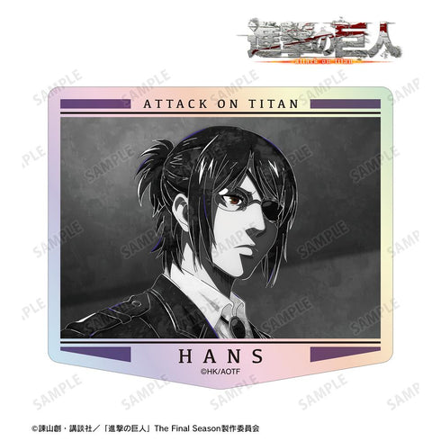 『進撃の巨人』ハンジ Ani-Art BLACK LABEL 第2弾 オーロラダイカットステッカー