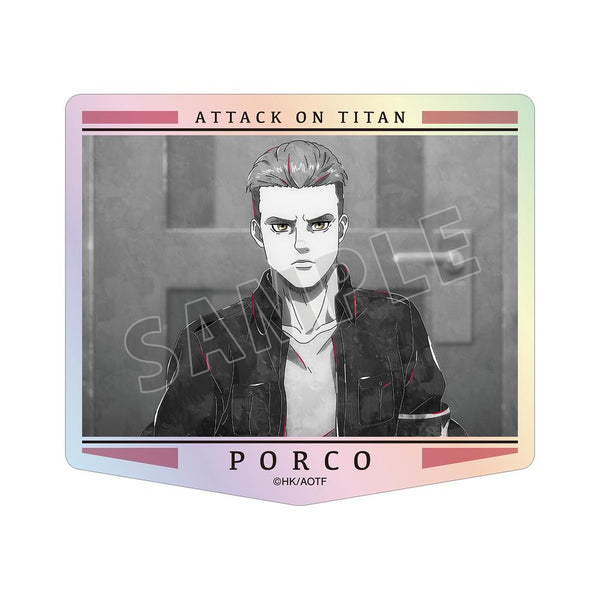 『進撃の巨人』ポルコ Ani-Art BLACK LABEL 第2弾 オーロラダイカットステッカー