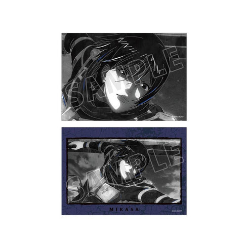 『進撃の巨人』ミカサ Ani-Art BLACK LABEL 第2弾 ブロマイド2枚セット【202607再販】