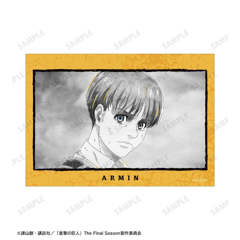 『進撃の巨人』アルミン Ani-Art BLACK LABEL 第2弾 ブロマイド2枚セット