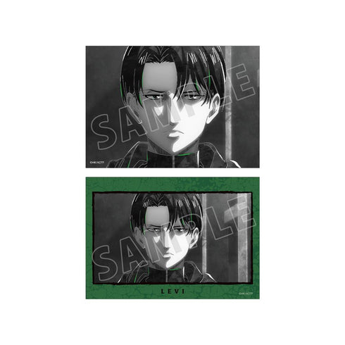 『進撃の巨人』リヴァイ Ani-Art BLACK LABEL 第2弾 ブロマイド2枚セット