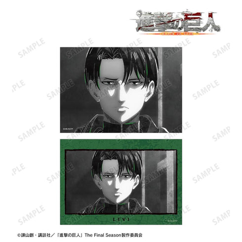 『進撃の巨人』リヴァイ Ani-Art BLACK LABEL 第2弾 ブロマイド2枚セット【202607再販】