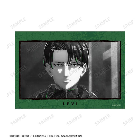 『進撃の巨人』リヴァイ Ani-Art BLACK LABEL 第2弾 ブロマイド2枚セット【202607再販】