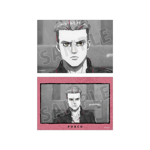 『進撃の巨人』ポルコ Ani-Art BLACK LABEL 第2弾 ブロマイド2枚セット【202607再販】