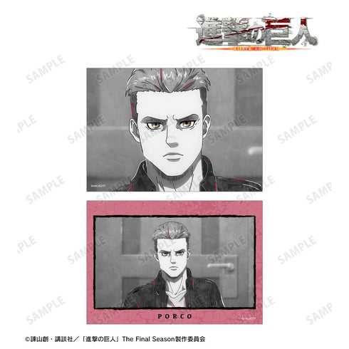 『進撃の巨人』ポルコ Ani-Art BLACK LABEL 第2弾 ブロマイド2枚セット