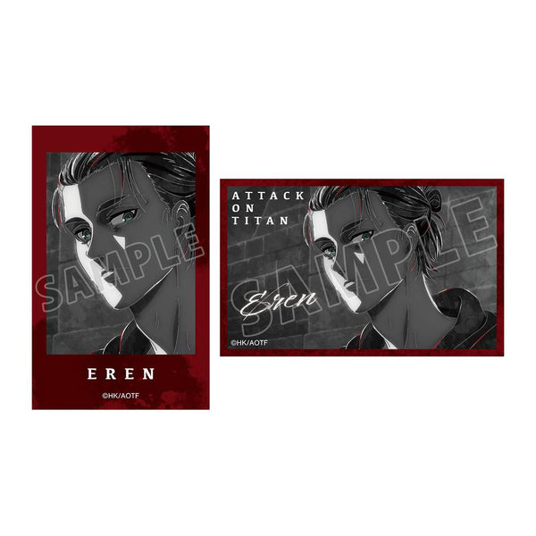 『進撃の巨人』エレン Ani-Art BLACK LABEL 第2弾 イラストカード2枚セット