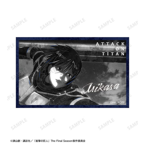 『進撃の巨人』ミカサ Ani-Art BLACK LABEL 第2弾 イラストカード2枚セット