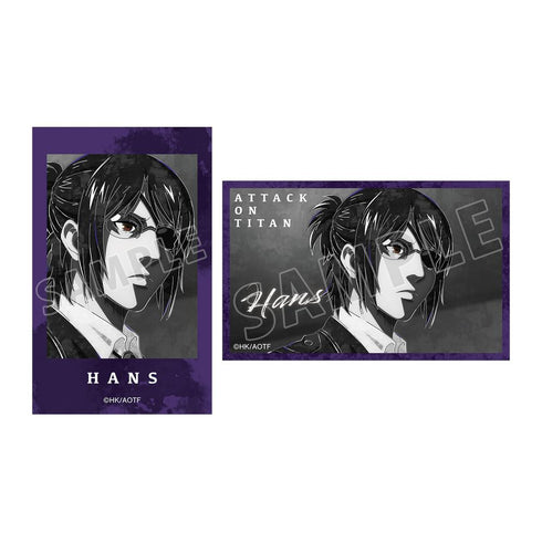 『進撃の巨人』ハンジ Ani-Art BLACK LABEL 第2弾 イラストカード2枚セット