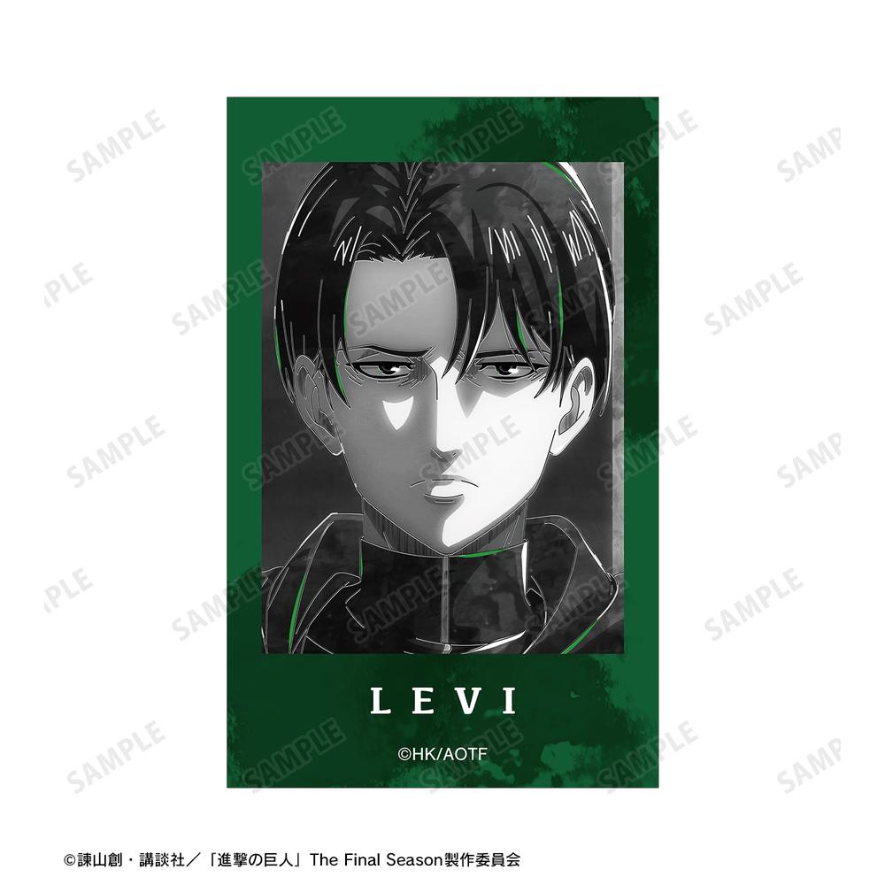 進撃の巨人』リヴァイ Ani-Art BLACK LABEL 第2弾 イラストカード2枚