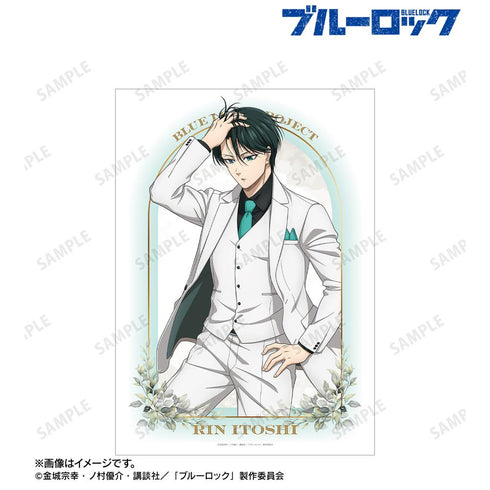 『ブルーロック』描き下ろし 糸師 凛 スーツモデルver. 第2弾 A3マット加工ポスター