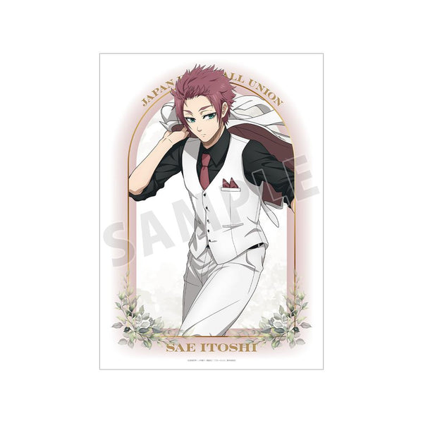 『ブルーロック』描き下ろし 糸師 冴 スーツモデルver. 第2弾 A3マット加工ポスター