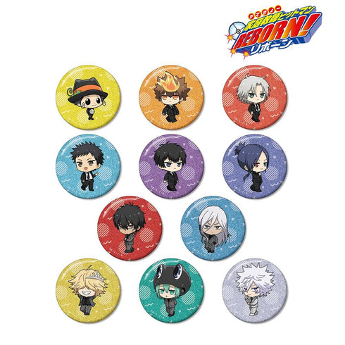 『家庭教師ヒットマンREBORN!』トレーディング ちびキャラ スーツの歩みver. グリッター缶バッジ(単位/BOX)